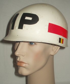 Belgium Army Military Police Helmet (Front Right)