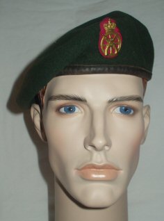 Denmark Army Combat Support Regt MPs Beret Green (Front)