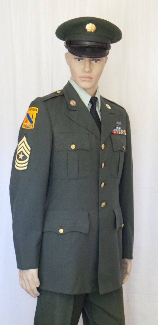 Army 1 Division Abzeichen original gebraucht für die Green Dress Uniform