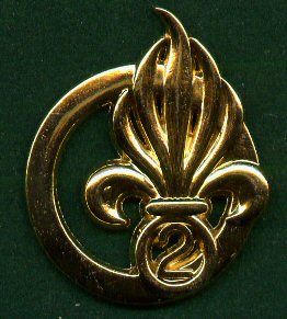 05 Beret Badge 2eme Regiment Etrangere d’Infanterie  Post 1990