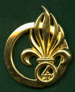 08 Beret Badge 4eme Regiment Etrangere d’Infanterie  Post 1990