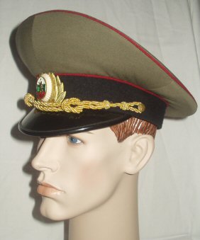 Bulgarian Army Peaked Cap (Front Right)