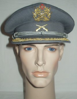 Portugal Infantry Officers Peaked Cap (Front)