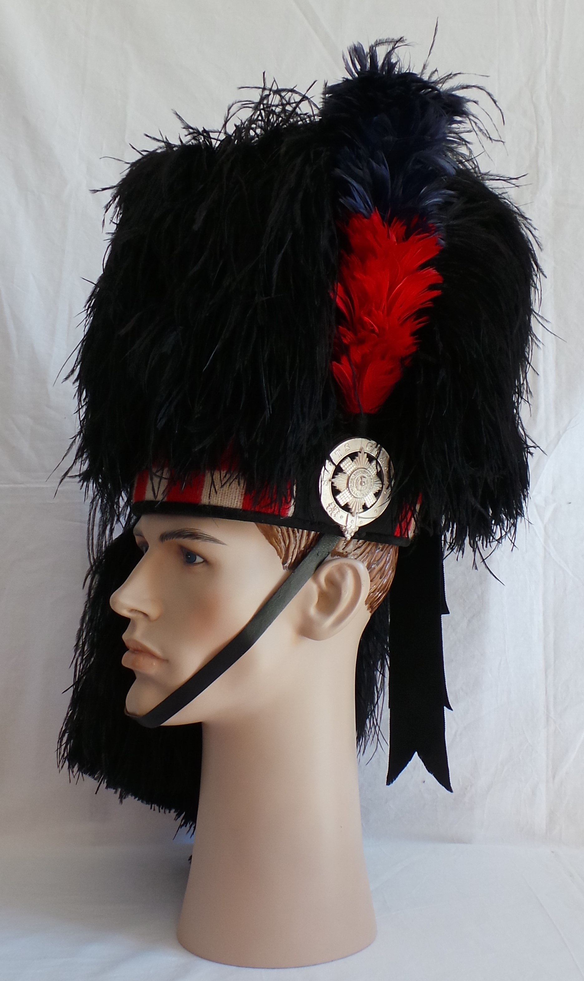 UK Army - Scots Guards Pipers Bonnet (3)